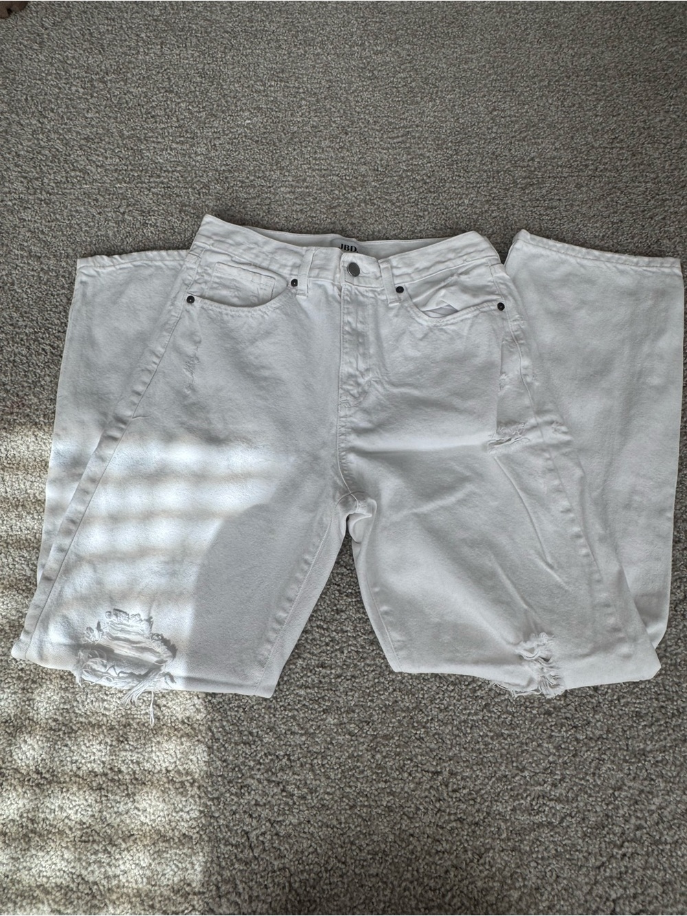 White JBD High-Rise Jeans